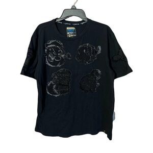 Augmented Reality Clothing Kryptic Popeye Shirt Size  XXL Black